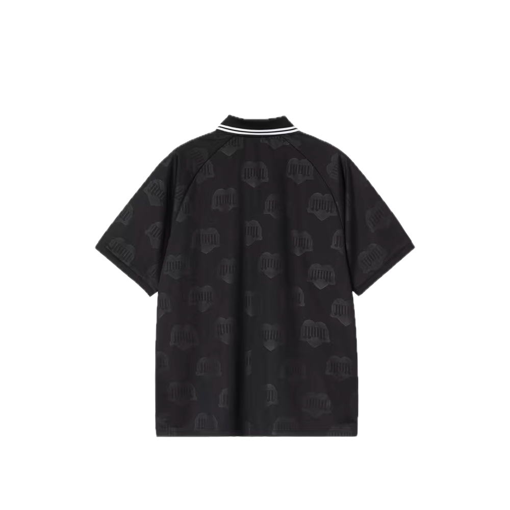 Carhartt WIP S/S Terrace Football T-Shirt Heart Train Jacquard / Black I037567_2UF_XX