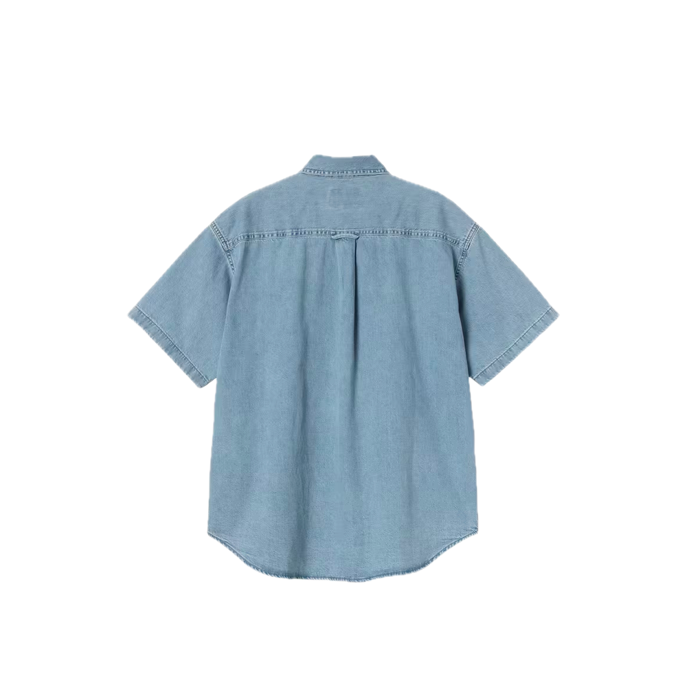 Carhartt WIP S/S Lucas Shirt Blue (Bleached) I034575_01_35