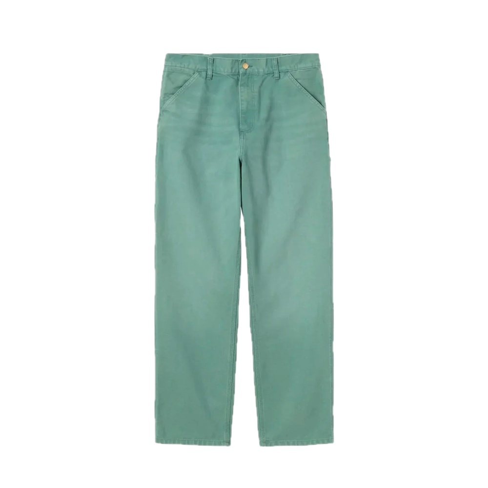 Carhartt WIP Single Knee Pant Silver Pine (Stone Canvas) I034798_2M2_4O