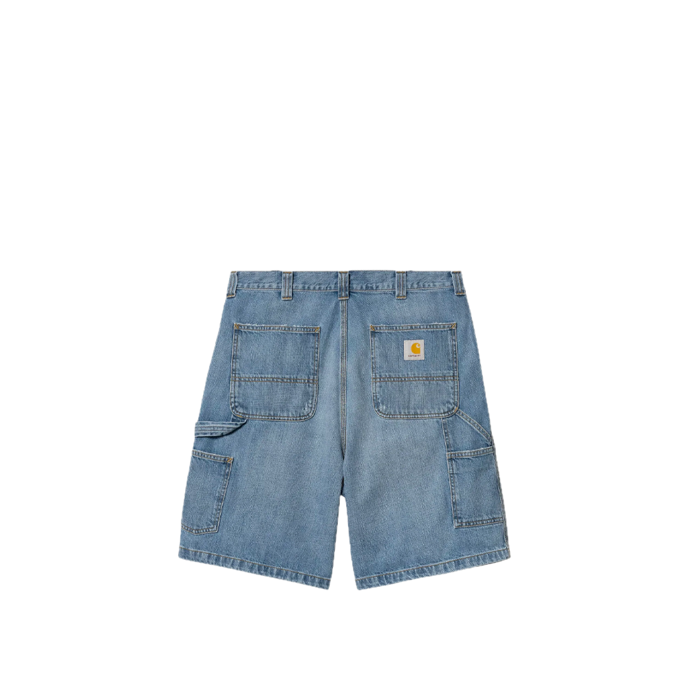 Carhartt WIP OG Single Knee Shorts Blue (Burst Washed) I034872_01_UR