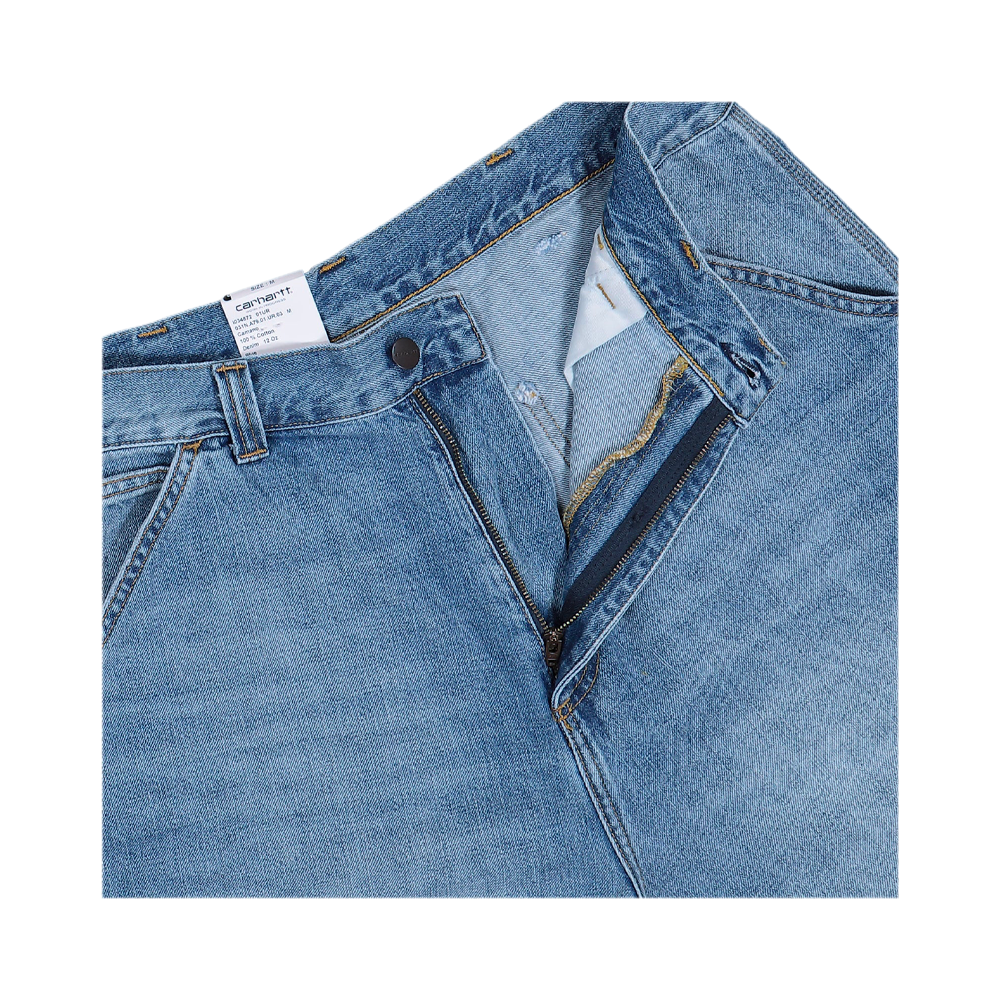 Carhartt WIP OG Single Knee Shorts Blue (Burst Washed) I034872_01_UR