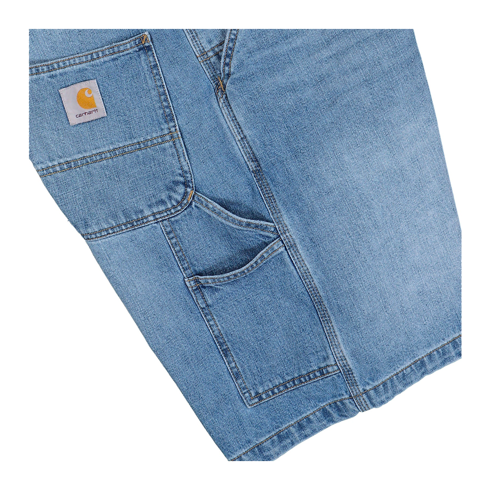 Carhartt WIP OG Single Knee Shorts Blue (Burst Washed) I034872_01_UR