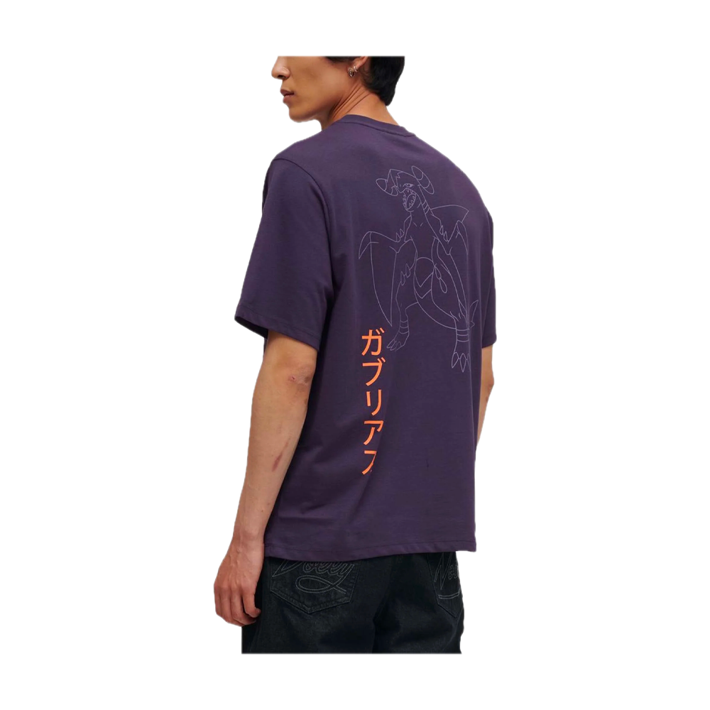 Dolly Noire x Pokémon Sinnoh Region Garchomp Evolution Tee Purple TS1349-T4-03