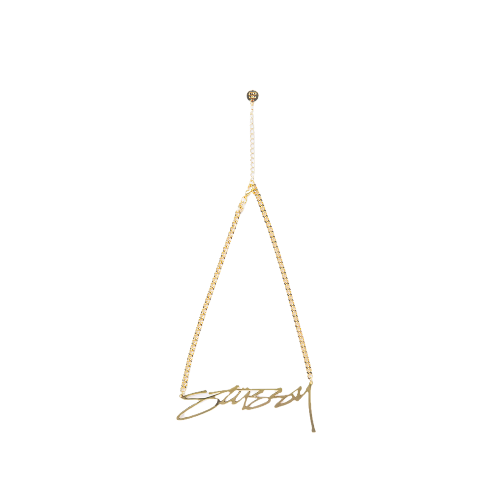 Stussy Gold Smooth Necklace 239042