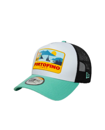 9FORTY A-Frame Trucker New Era Location Portofino Pastel Green 60856271