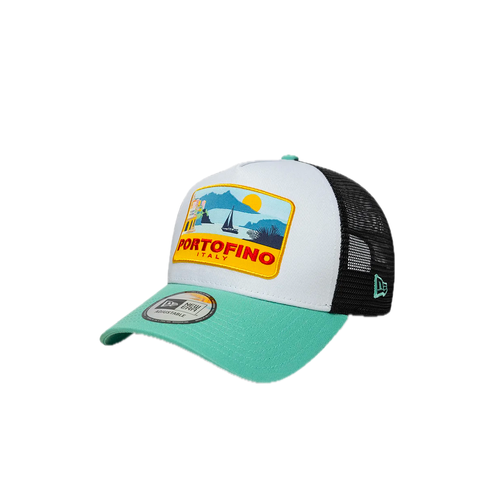9FORTY A-Frame Trucker New Era Location Portofino Pastel Green 60856271