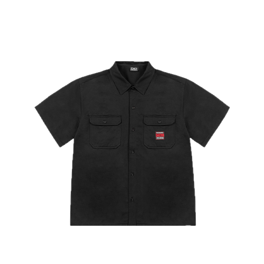 Propaganda Label Shirt Black 26SSPROU814