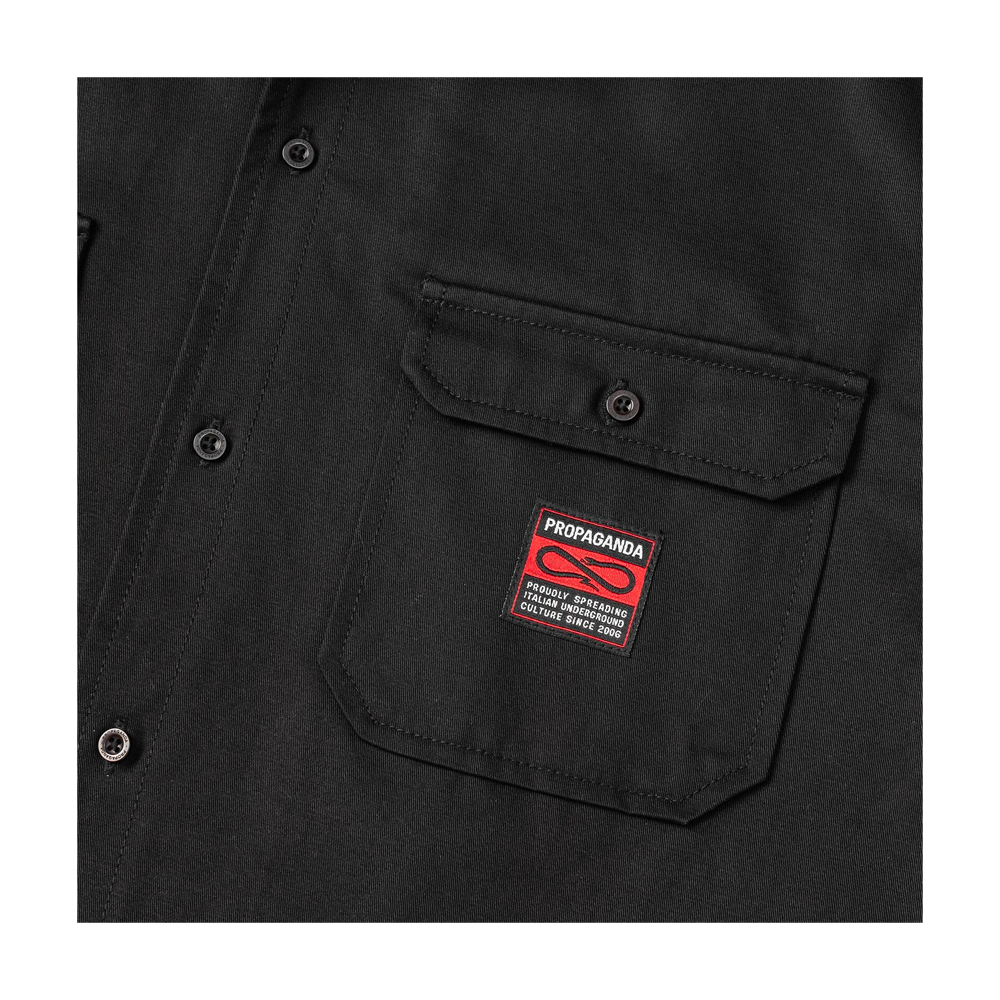 Propaganda Label Shirt Black 26SSPROU814