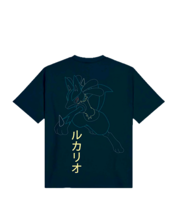 Dolly Noire x Pokémon Sinnoh Region Lucario Tee Indigo TS1348-T4-03