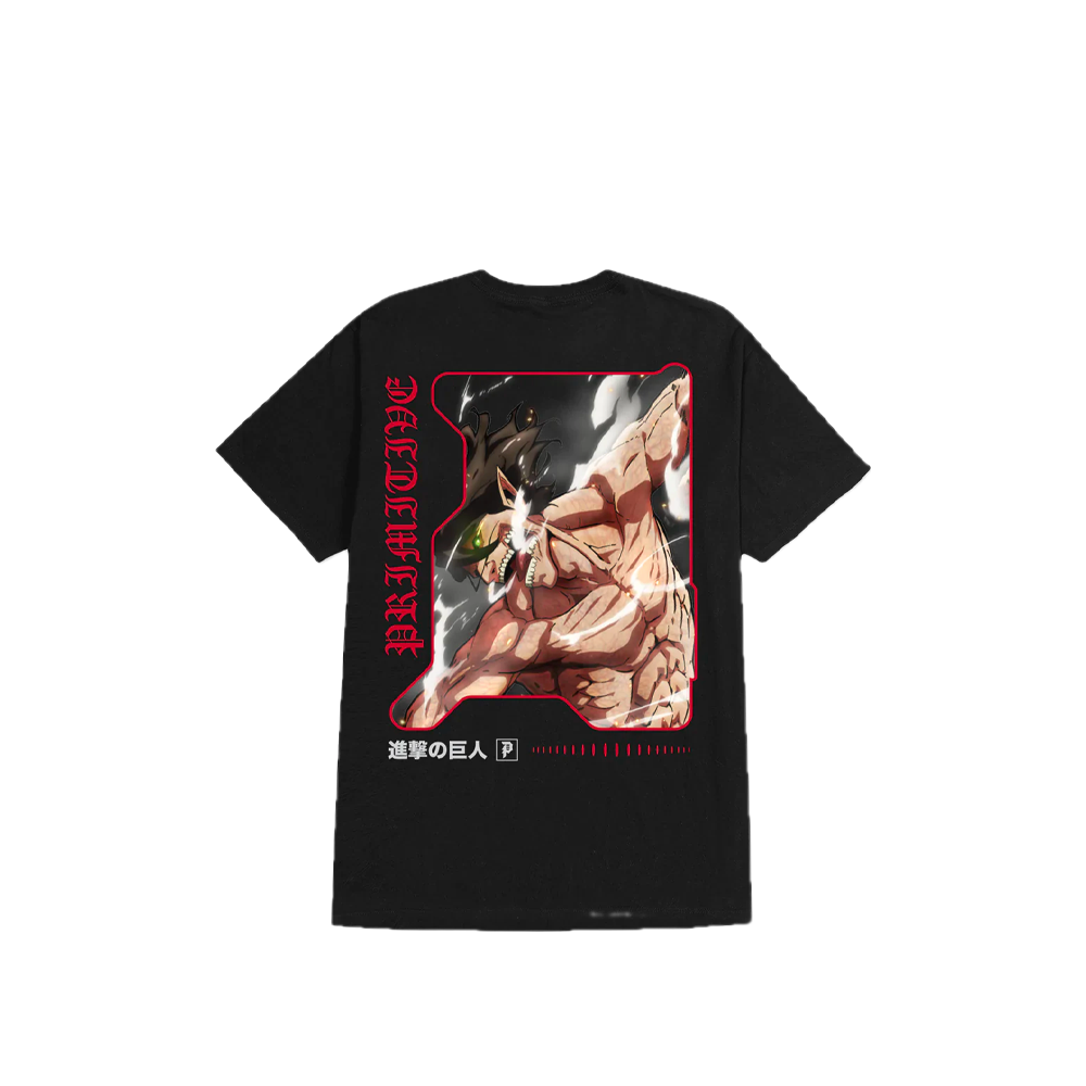 Primitive X Attack On Titan Future Memory Tee Black PAPSP2418_BLK