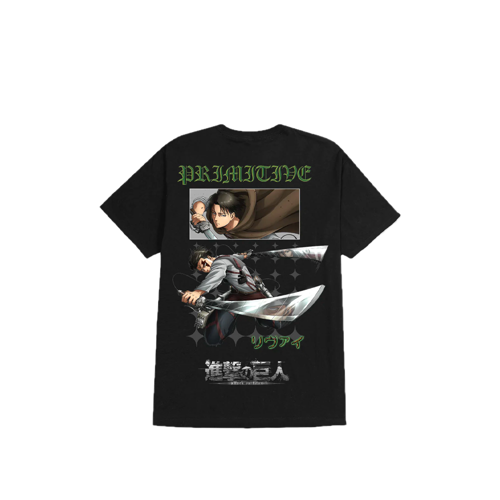 Primitive X Attack On Titan Scout Tee Black PAPSP2415_BLK
