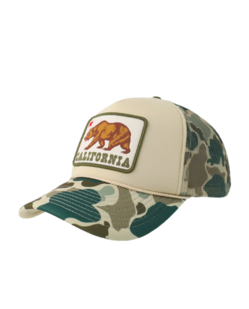 American Needle Mallard Foamy California Sand / Camo A-Frame Trucker SNU874A_CA