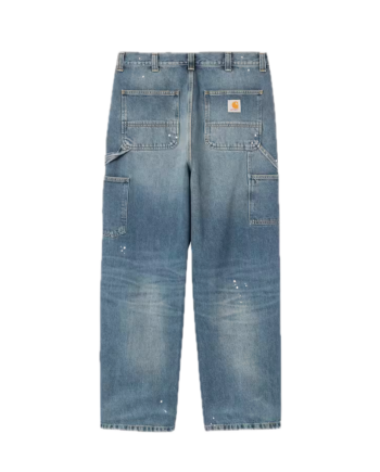 Carhartt Wip OG Single Knee Pant Blue / Destroy Wash / Splatter I037031_01_EJ
