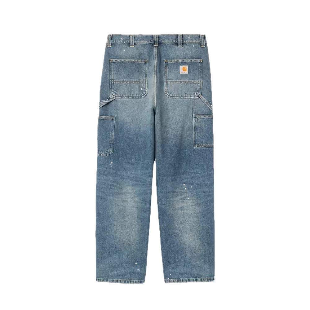 Carhartt Wip OG Single Knee Pant Blue / Destroy Wash / Splatter I037031_01_EJ