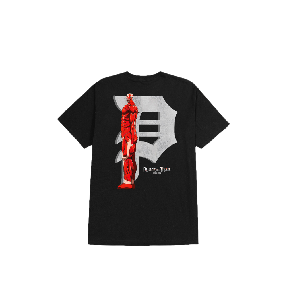 Primitive X Attack On Titan Colossal Dirty P Tee Black PAPSP2417_BLK