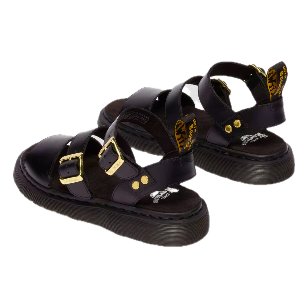 Dr. Martens Gryphon Gladiator Sandals Leather Black / Atlas 42329001