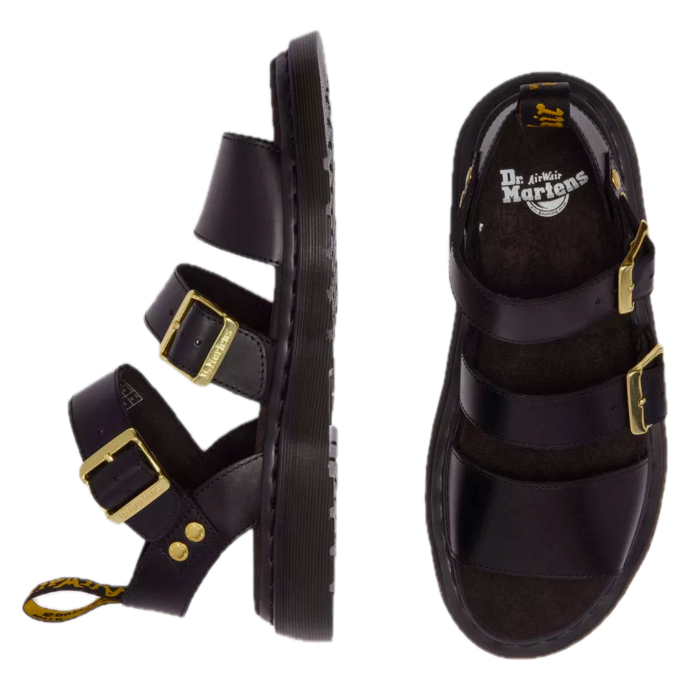 Dr. Martens Gryphon Gladiator Sandals Leather Black / Atlas 42329001