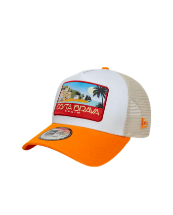 9FORTY A-Frame Trucker New Era Location Costa Brava Orange 60856281