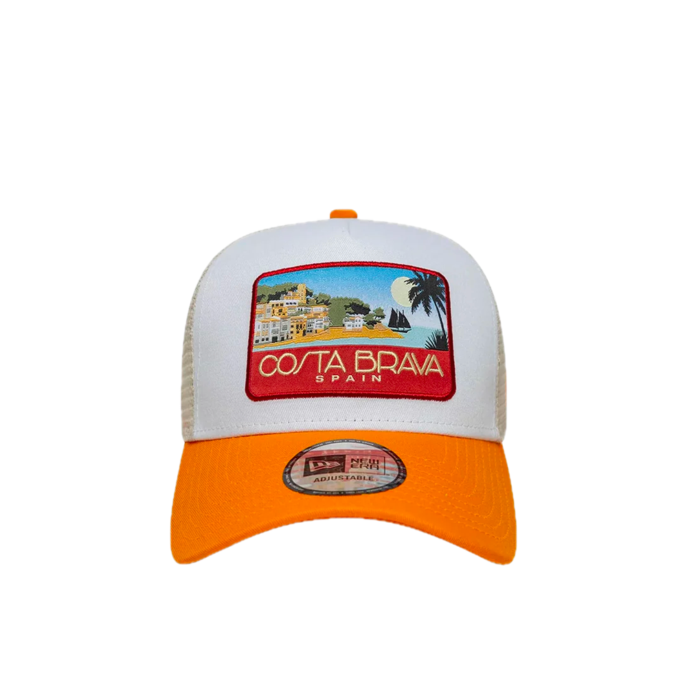 9FORTY A-Frame Trucker New Era Location Costa Brava Orange 60856281
