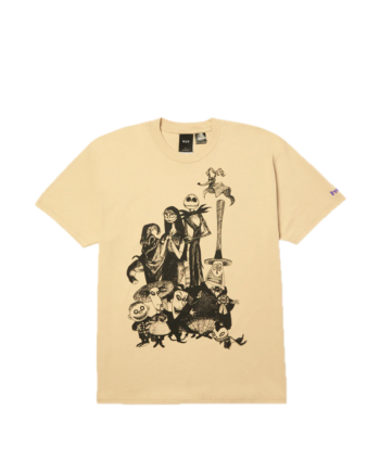 Huf x Nightmare Before Christmas Cast Tee Sand TS02822_SND