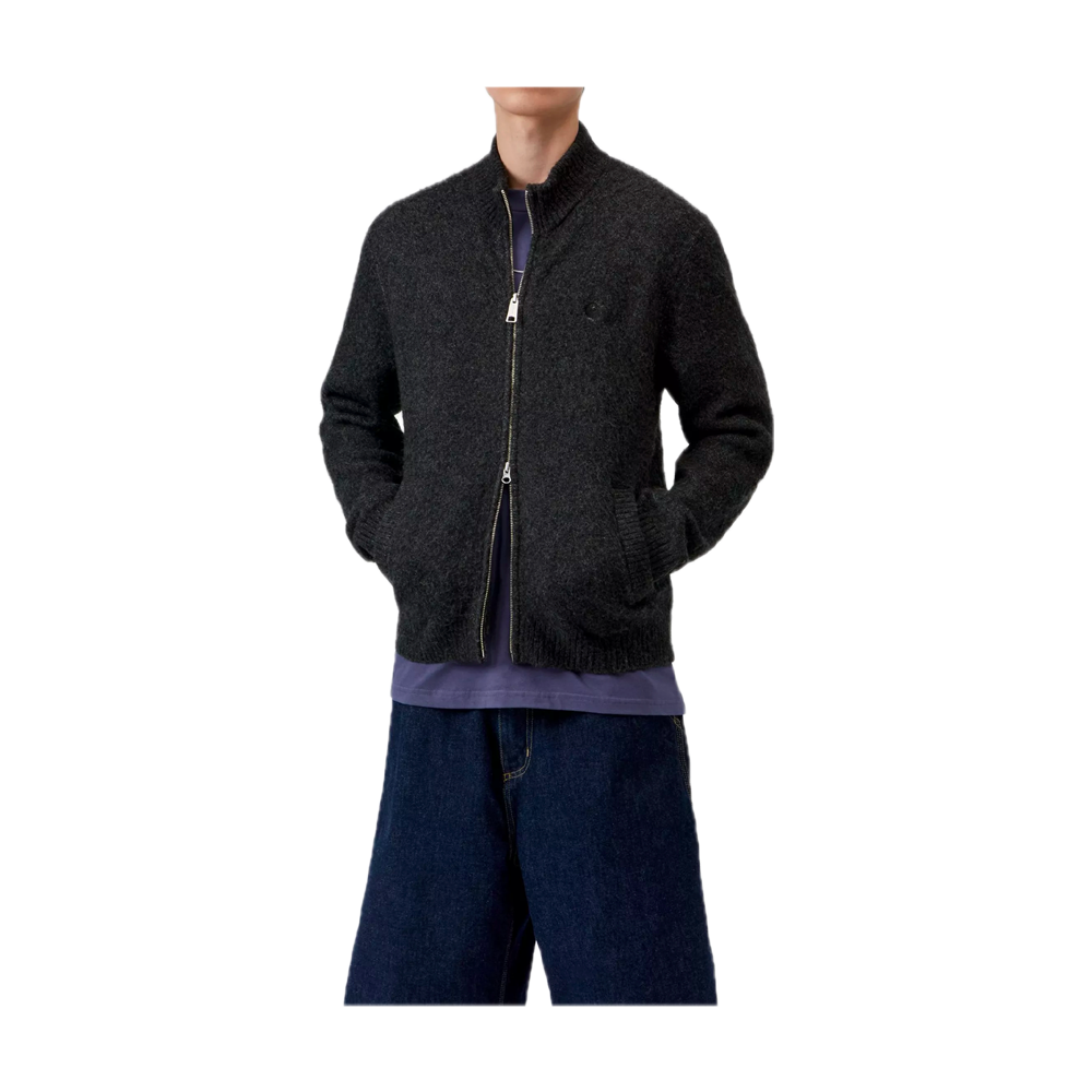 Carhartt Wip Curtis Sweater Jacket Tangled Black I037033_3Z8_XX