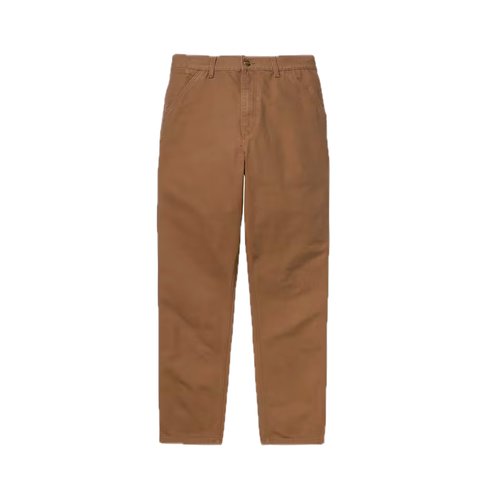 Carhartt WIP Single Knee Pant Hamilton Brown (Rinsed) I031497_HZ_02