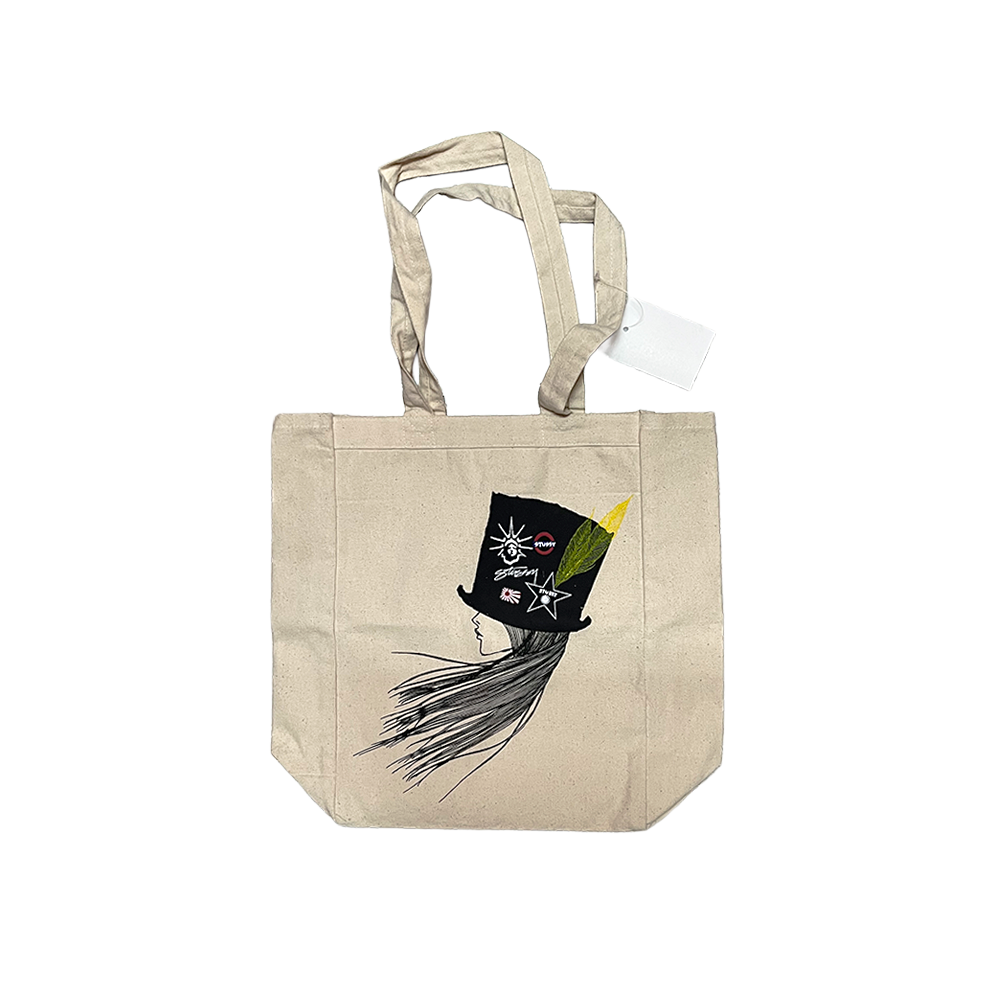 Stussy x Hiroshi Tanabe ST Top Hat Tote Bag Natural SGST134077