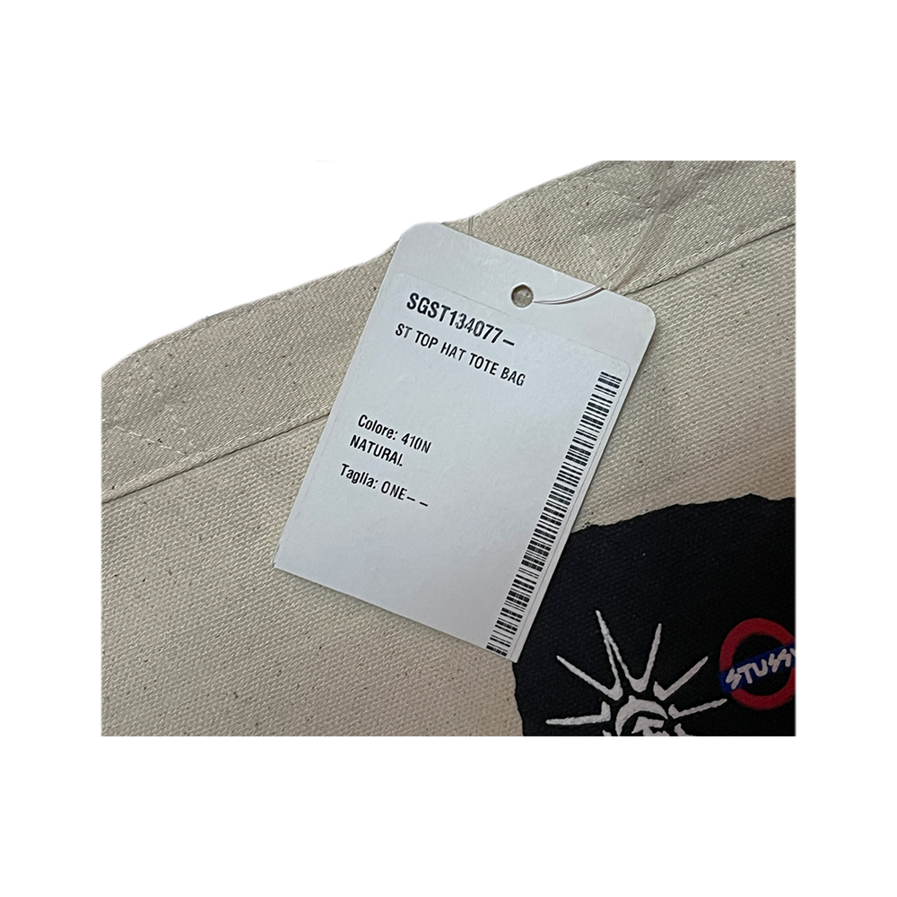 Stussy x Hiroshi Tanabe ST Top Hat Tote Bag Natural SGST134077