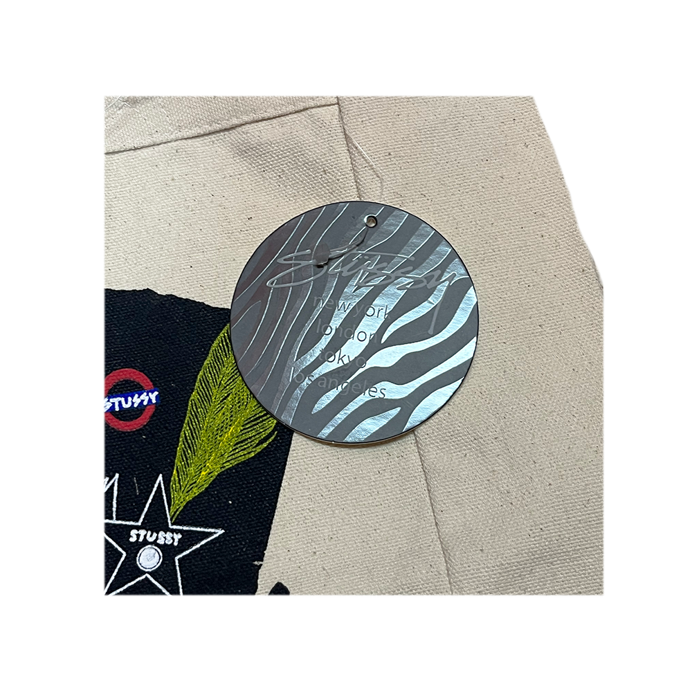 Stussy x Hiroshi Tanabe ST Top Hat Tote Bag Natural SGST134077