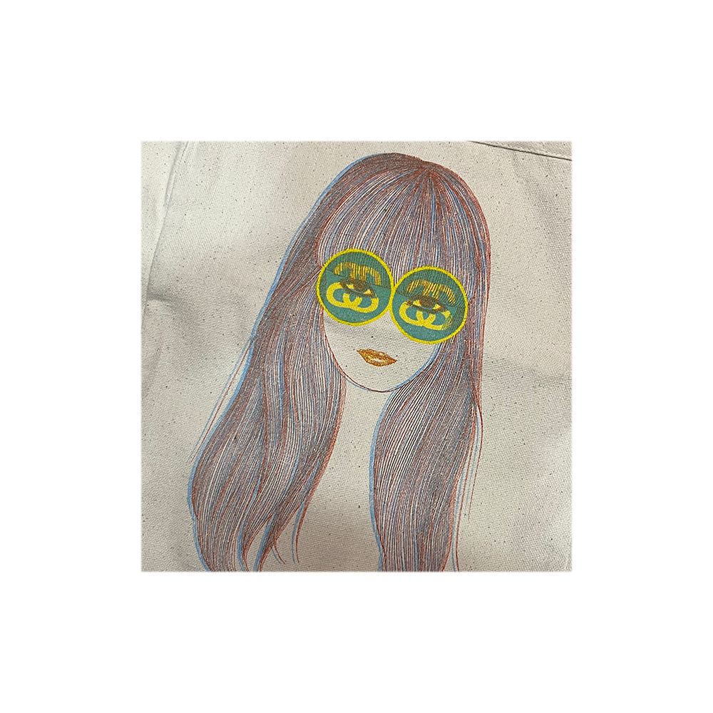 Stussy x Hiroshi Tanabe ST Sunglass Tote Bag Natural SGST134078