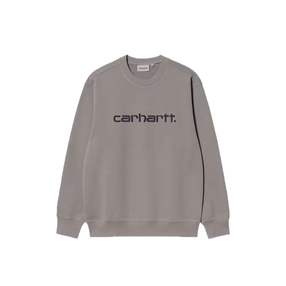 Carhartt WIP Carhartt Sweatshirt Shady Grey / Dark Navy I030546_3Z4_XX