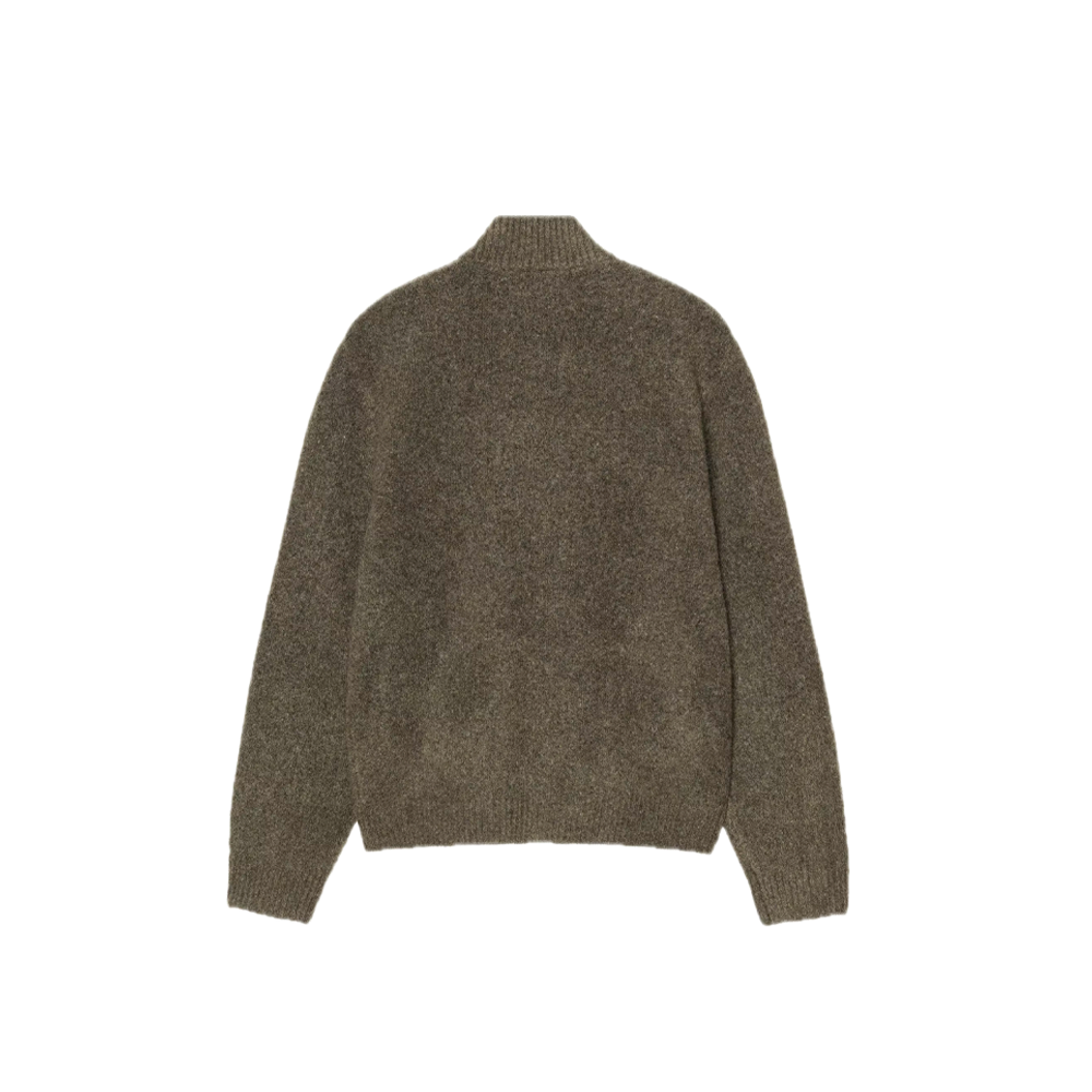 Carhartt Wip Curtis Sweater Jacket Tangled Shungite I037033_3ZA_XX