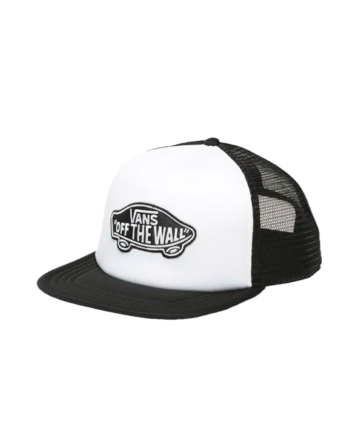 Vans Classic Patch Curved Bill Trucker Hat Black / White VN00066XY281