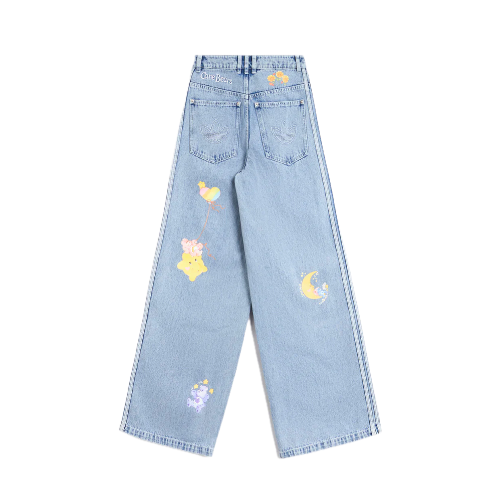 Adidas Originals x Care Bears Wide Leg Jeans Women's Blue KQ6748