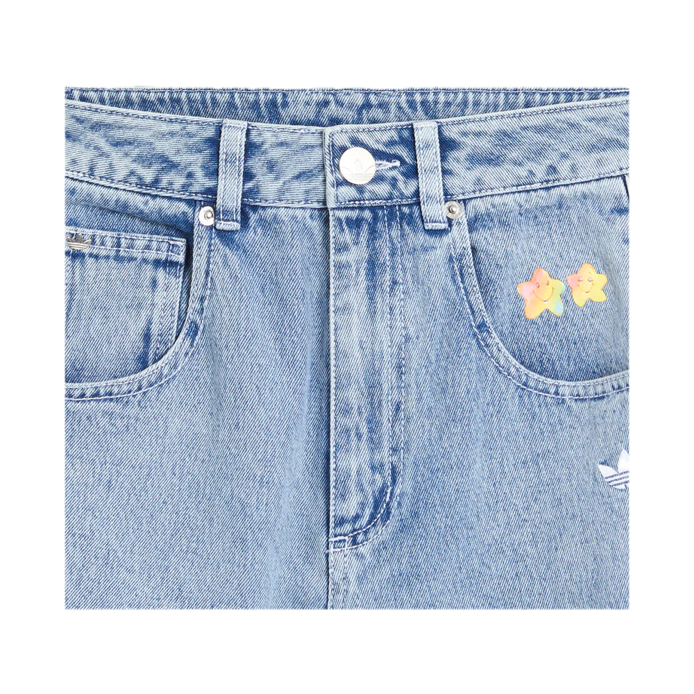 Adidas Originals x Care Bears Wide Leg Jeans Women's Blue KQ6748