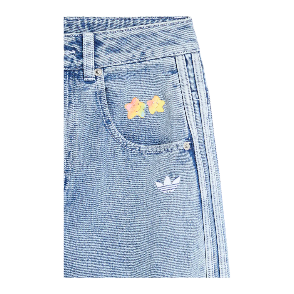 Adidas Originals x Care Bears Wide Leg Jeans Women's Blue KQ6748