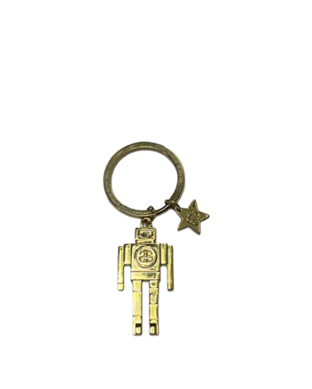 Stussy Robot Keychain Gold 1399011-GLD
