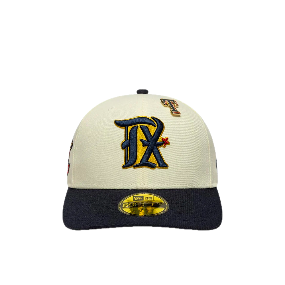 New Era 59FIFTY Fitted Texas Rangers MLB Pin Cream / Navy 60915730