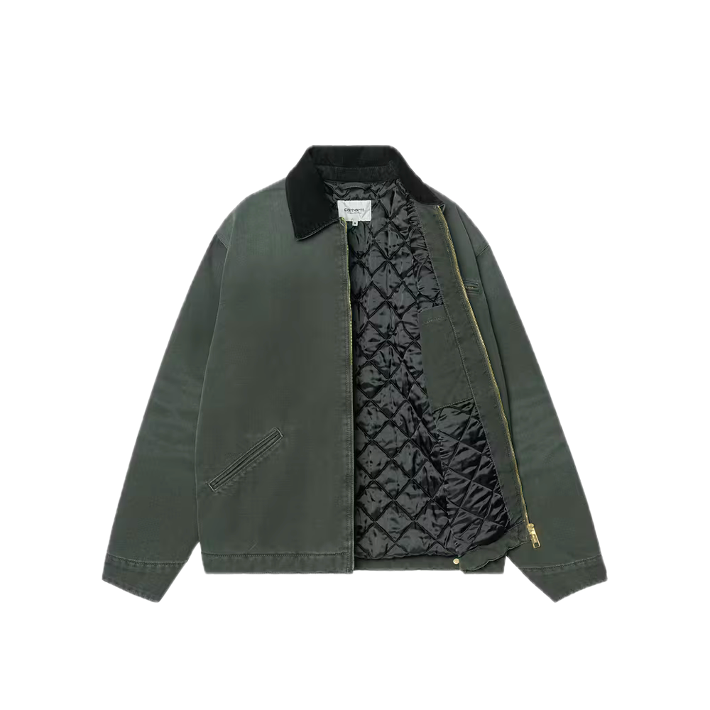 Carhartt WIP OG Detroit Jacket Raven / Black (Stone canvas) I035614_3WM_4O