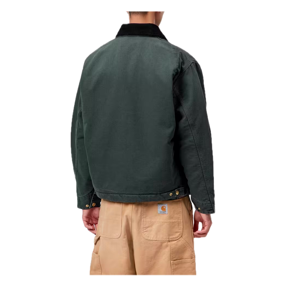 Carhartt WIP OG Detroit Jacket Raven / Black (Stone canvas) I035614_3WM_4O