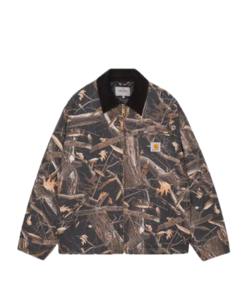 Carhartt WIP OG Detroit Jacket Camo Feather Tree / Black / Black (Heavy stone wash) I035614_3X8_60