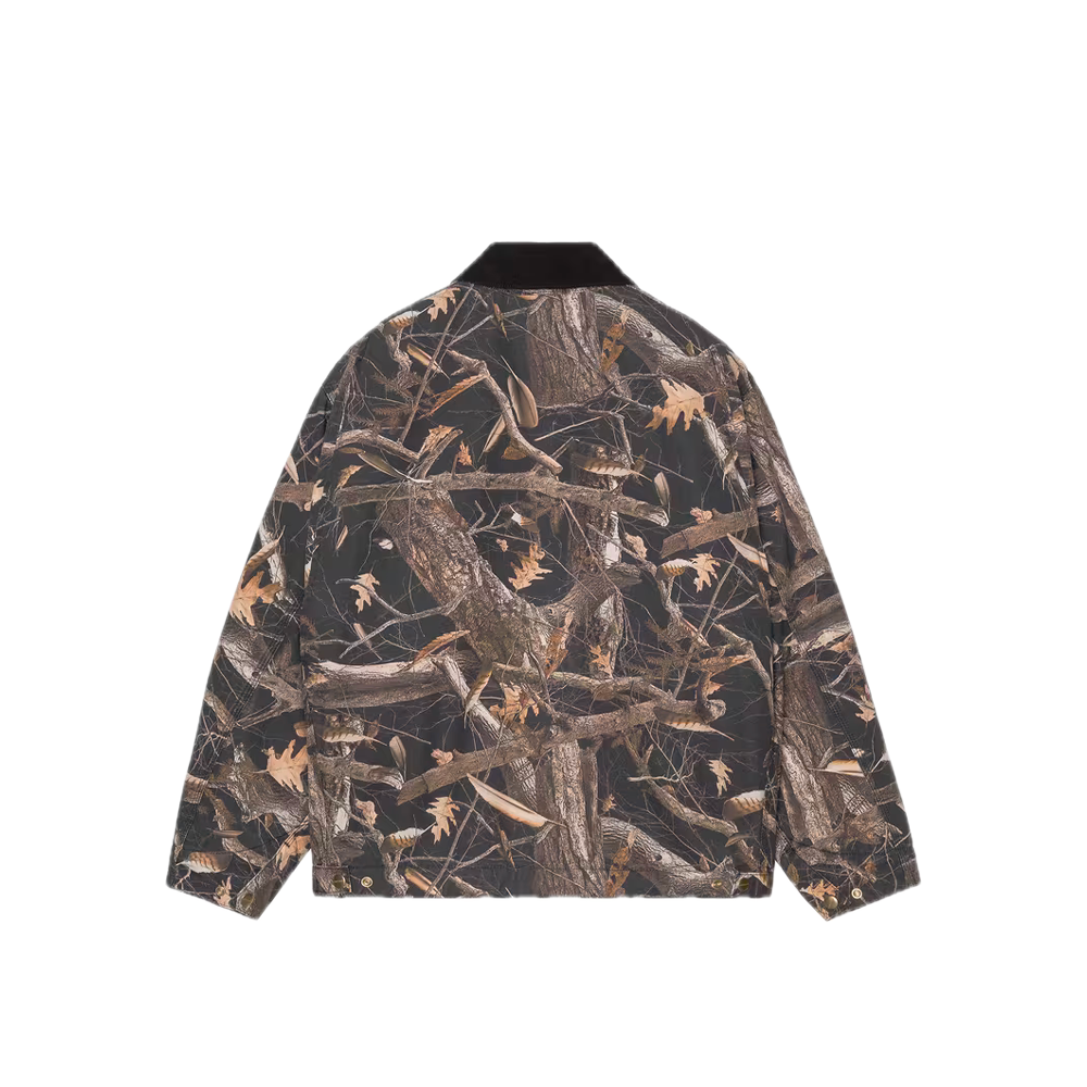 Carhartt WIP OG Detroit Jacket Camo Feather Tree / Black / Black (Heavy stone wash) I035614_3X8_60