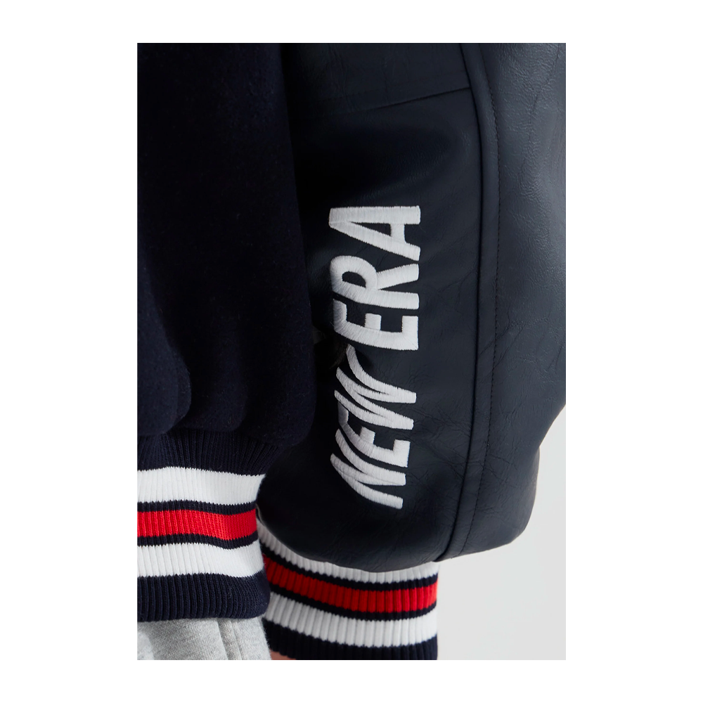 New Era Oracle Red Bull Racing F1 Wordmark Varsity Jacket Nightsky Navy 60897397