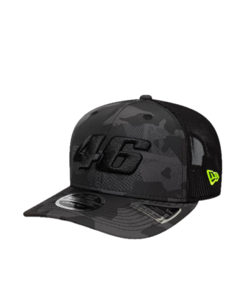 New Era VR46 Camo Black 9SEVENTY Stretch-Snap Adjustable Cap Black 60897562