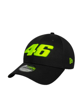 New Era VR46 Logo Black 9FORTY Adjustable Cap Black 60897611