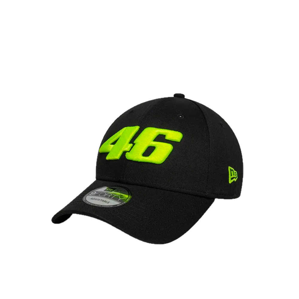 New Era VR46 Logo Black 9FORTY Adjustable Cap Black 60897611