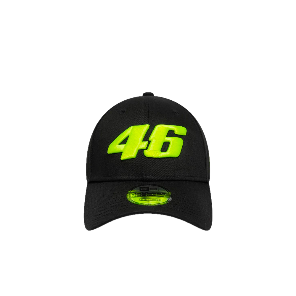 New Era VR46 Logo Black 9FORTY Adjustable Cap Black 60897611