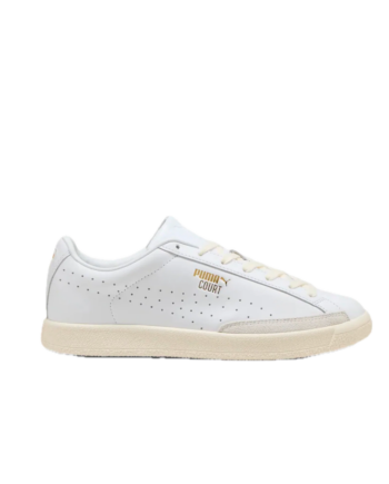 PUMA Court Unisex White / Vapor Gray / PUMA Gold 405348_01