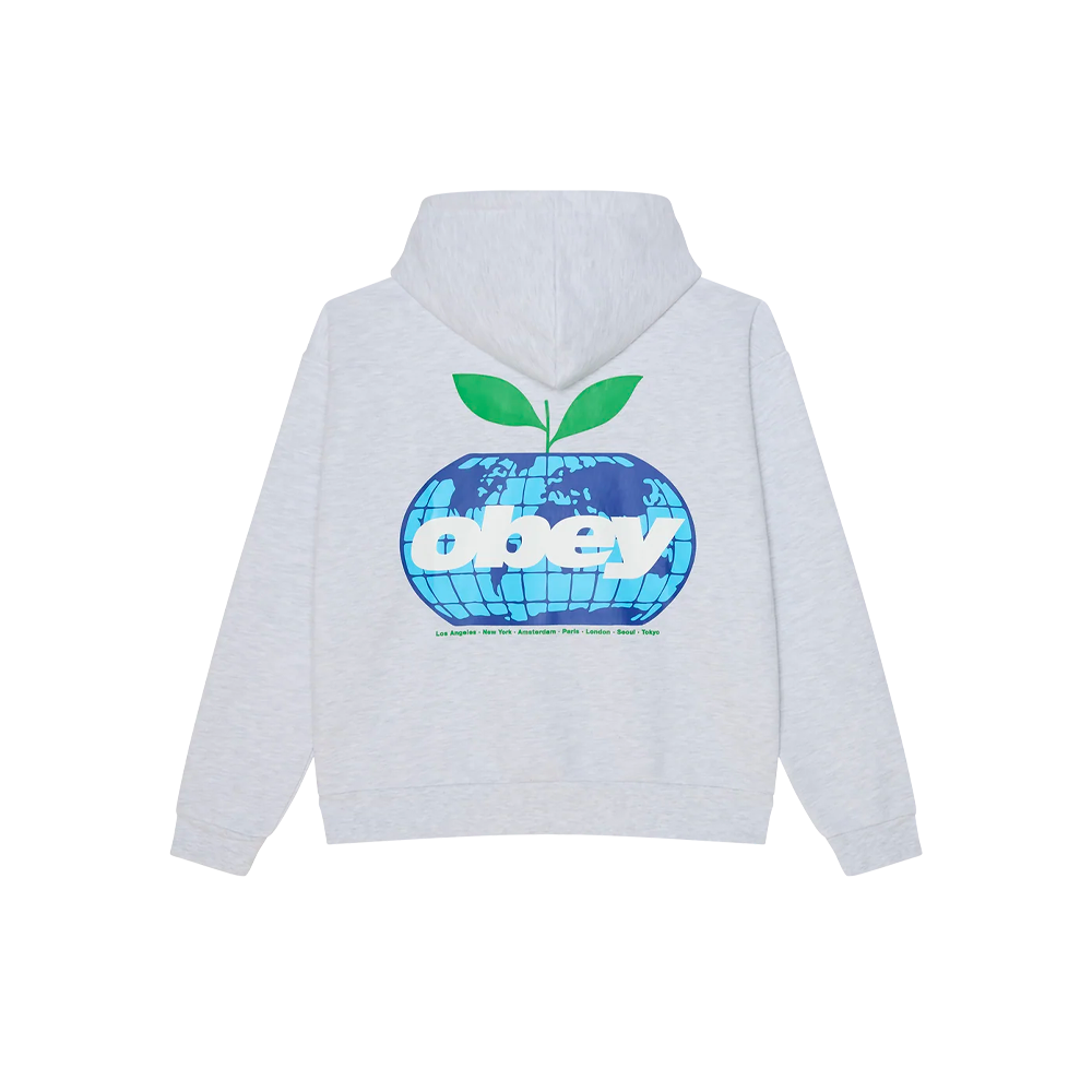 Obey Intercontinental Extra Hy Pullover Ash Grey 111610070_ASG