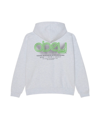 Obey Visuals Extra Heavy Pullover Ash Grey 111610071_ASG